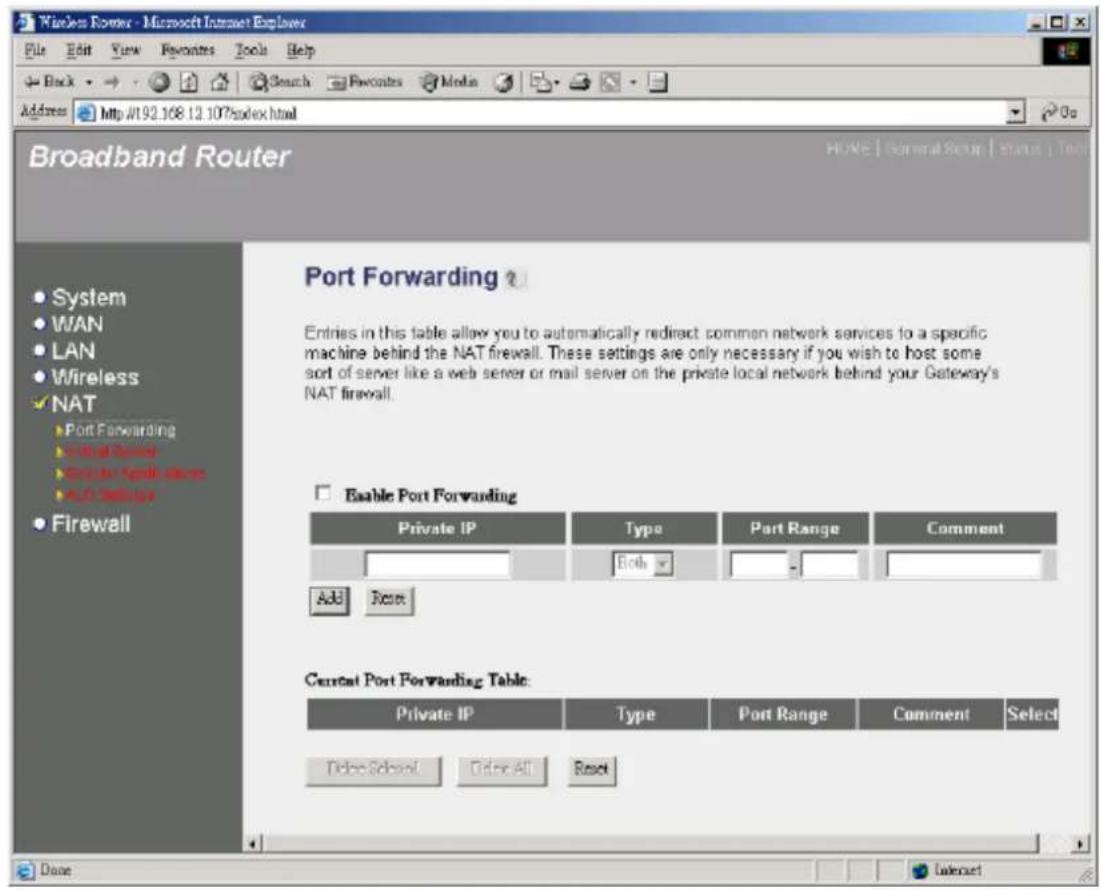 Edimax BR-6104WG - Port Forwarding - 1