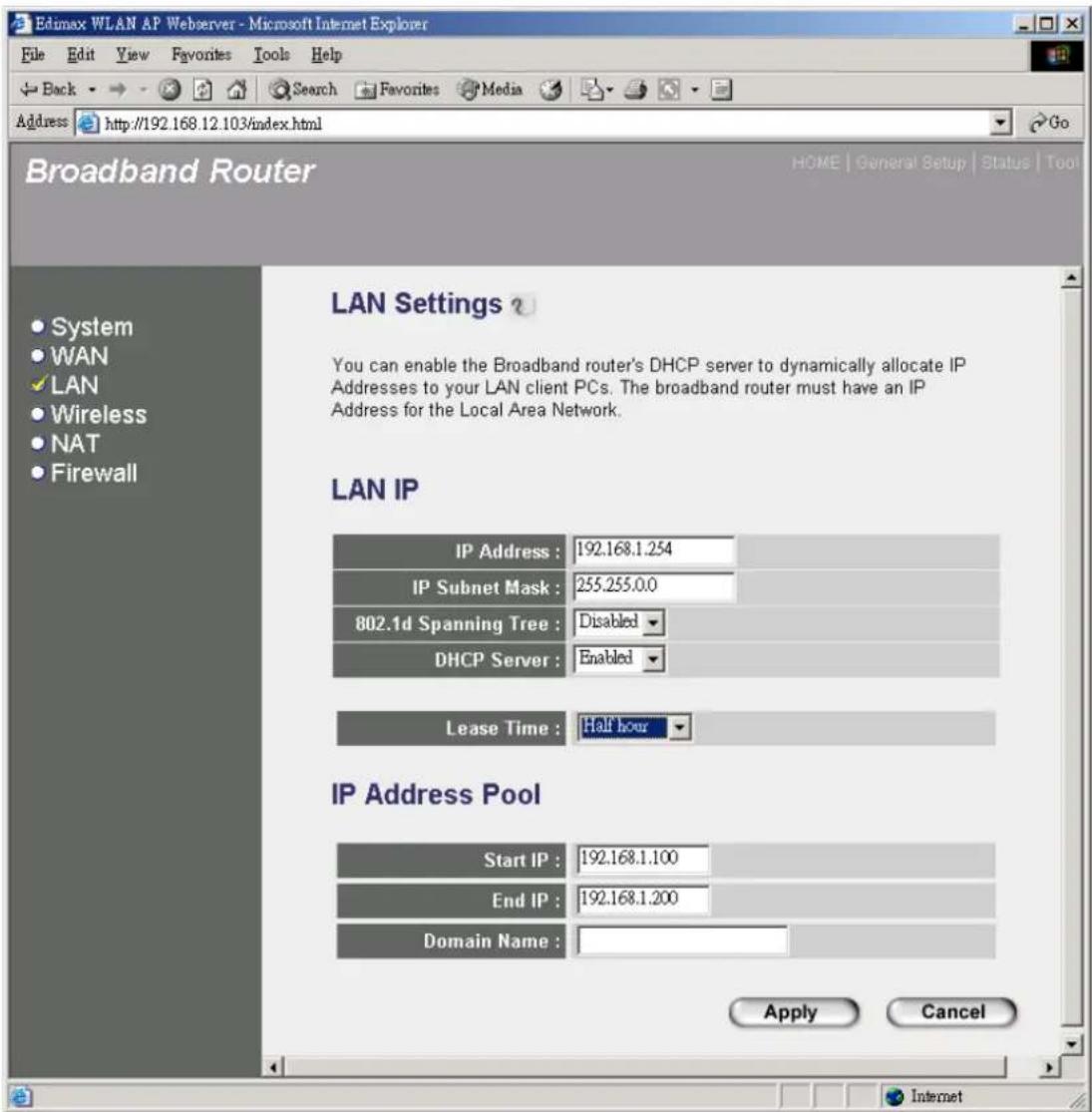 Edimax BR-6104WG - LAN - 1