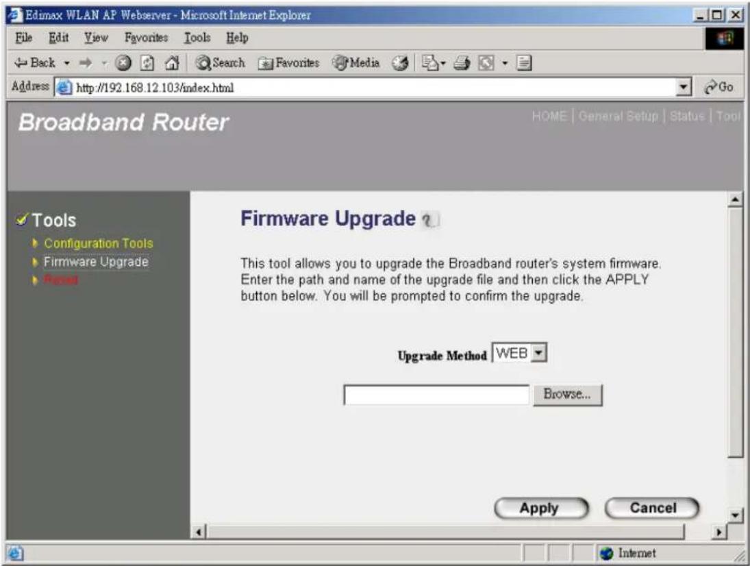 Edimax BR-6104WG - Firmware Upgrade - 1