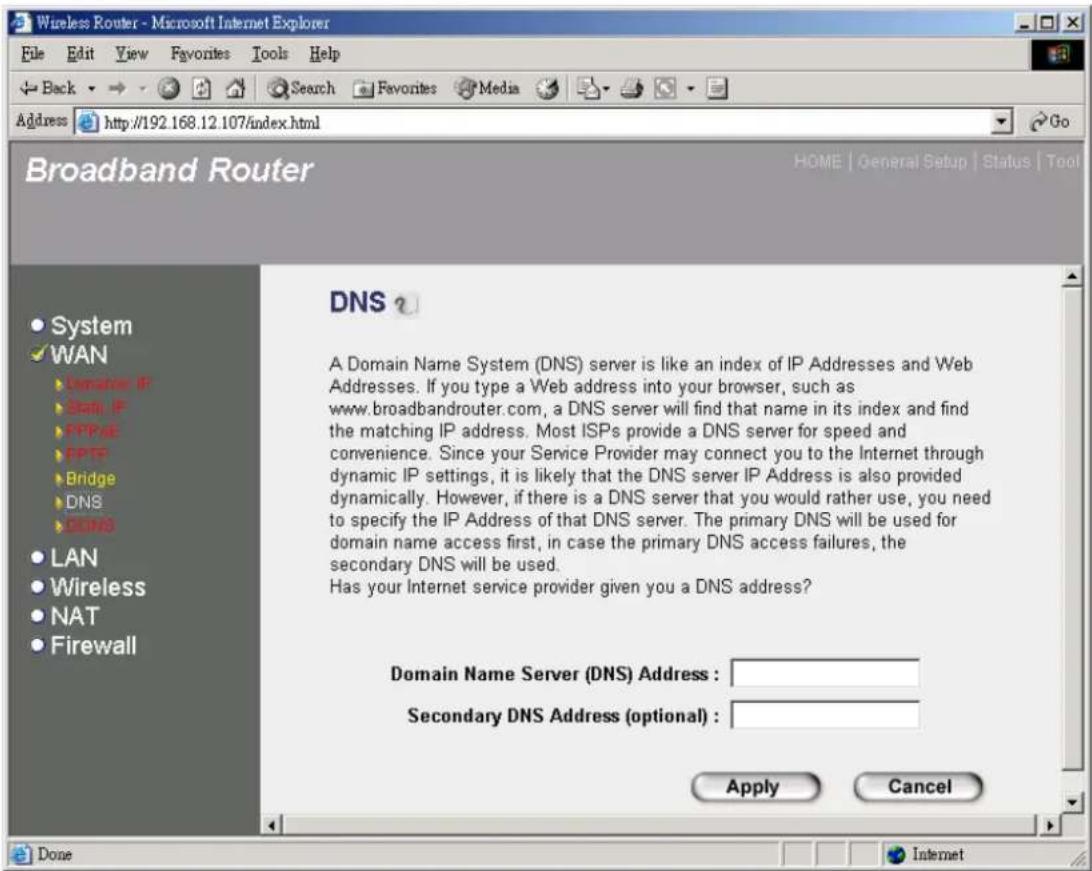 Edimax BR-6104WG - DNS - 1
