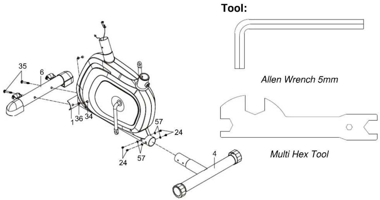 Tool: Allen Wrench 5mm Multi Hex Tool