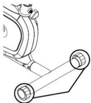 Life Gear Mercury Magnetic Upright Bike 20575 - Adjusting the Rear Stabilizer End Cap - 1