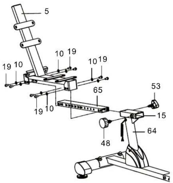 Life Gear Formula II Magnetic Recumbent Bike 26280 - Left and Right Foot Pedals Installation - 1