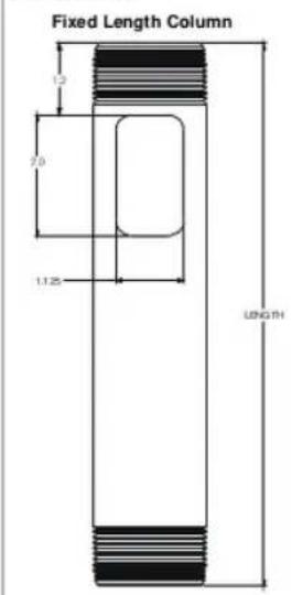 Fixed Length Column 1.2 7.0 1.125 LENGTH