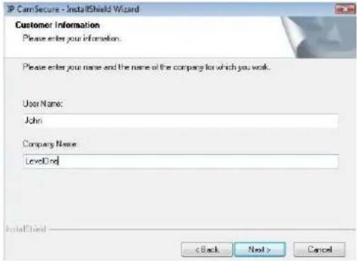 LEVELONE FCS-9408 - IP CamSecure Installation - 5