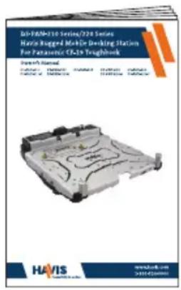 Havis DS-PAN-214-2 - Installation Instructions Havis Weatherproof Docking Station For Panasonic CF-19 Toughbook - 1