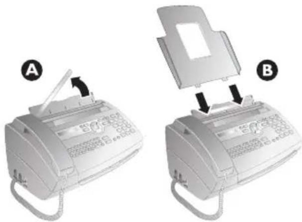 SAGEMCOM Phonefax 47 - Attaching Paper Tray - 1