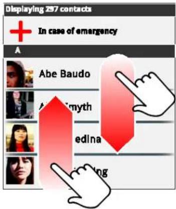 Displaying 257 contacts + In case of emergency A Abe Baudo Amyth edina ing
