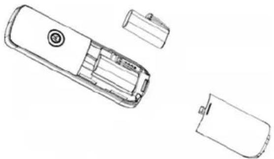 MOTOROLA L405 - Install and charge the handset battery pack - 1