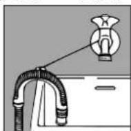 Ariston Thermo AWD10 - Connecting the drain hose - 2