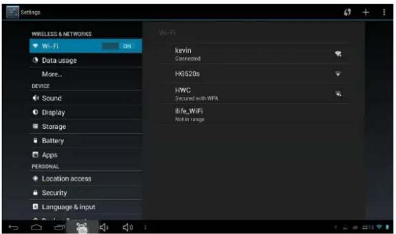 ORION TP711A - SETTINGS - 1