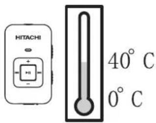 HITACHI 40° C 0° C