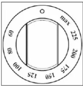 BAUMATIC PT2815SS - Thermostat control knob (main oven) - 1