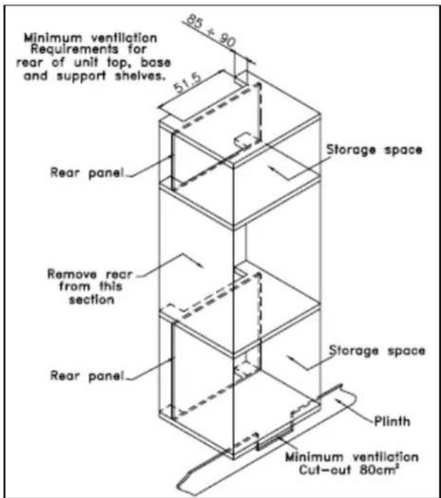 BAUMATIC B155SSB - Ventilation requirements - 2