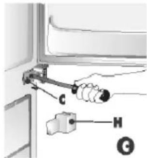 BAUMATIC BF337 - REVERSING THE DOOR OPENING (swing of the door): - 2