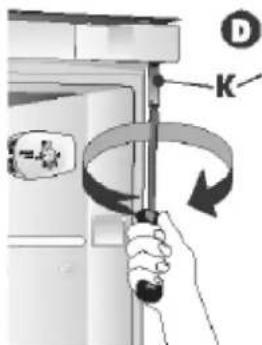 BAUMATIC BF337 - REVERSING THE DOOR OPENING (swing of the door): - 3