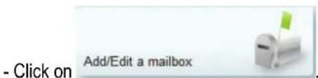 - Click on Add/Edit a mailbox.