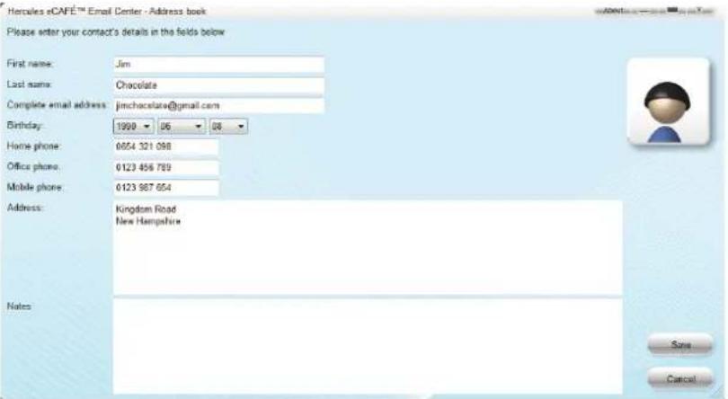 HERCULES eCafe Email Center EC-1000 - FINDING CONTACTS RAPIDLY WITH THE ADDRESS BOOK - 5