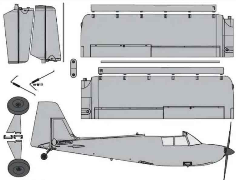E-flite EFL5275 - Box Contents - 1