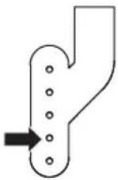 E-flite EFLU3750 - Factory Control Horn Settings - 3