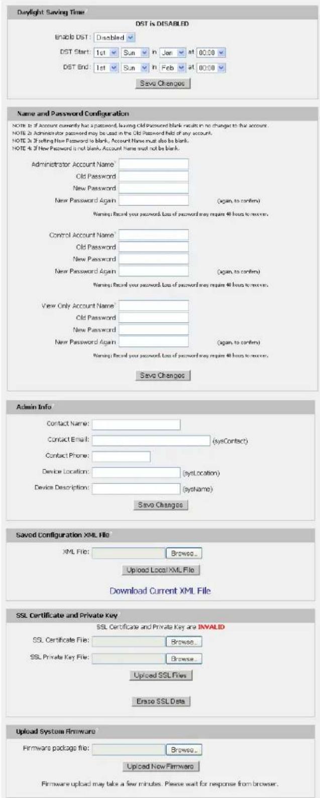 Panduit QN1B1L2BN0861 - Configuration Admin Tab - 2