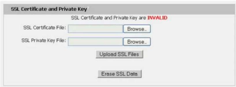 Panduit QN1B1L2BN0861 - SSL Certificate Upload - 1