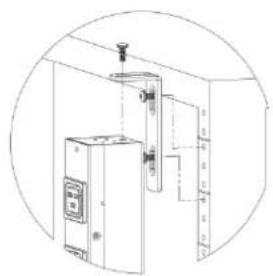 Panduit QN1B1L2BN0861 - "L" Bracket - 2