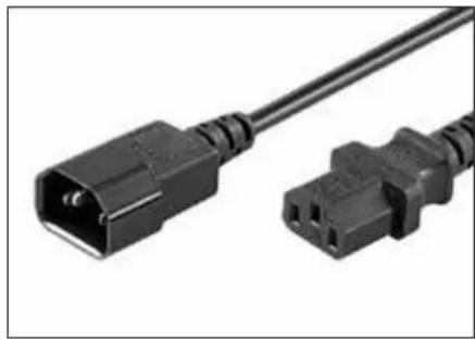Ewent EW-110202-020-N-P - Power Cord Extension - 1
