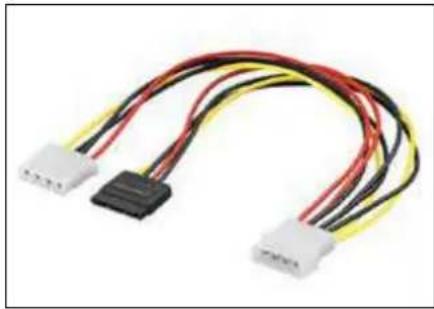 Ewent EW-110202-020-N-P - Internal Y-Power Supply Cable - 1
