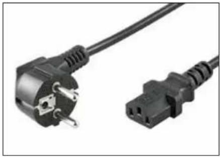 Ewent EW-110202-020-N-P - Power Supply Cable - 1