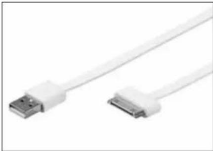 Ewent EW-110202-020-N-P - USB 2.0 Connection Cable for Apple - 1