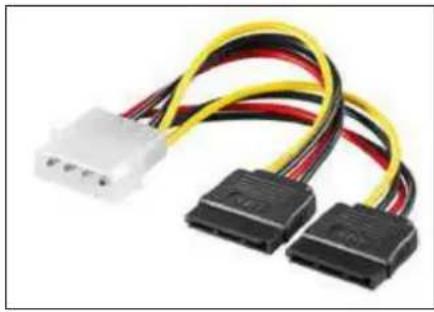 Ewent EW-110202-020-N-P - Internal Y-Power Supply Cable - 1