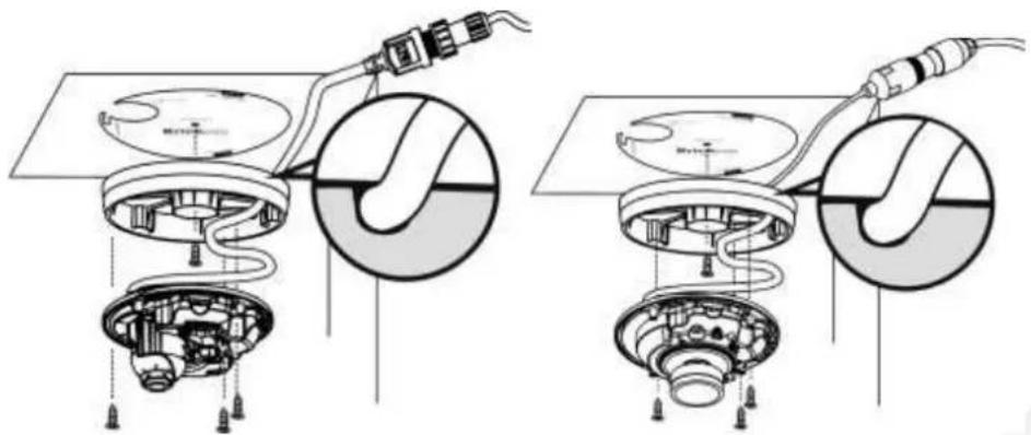 Technical diagram showing mechanical assembly with no visible text, numbers, or symbols