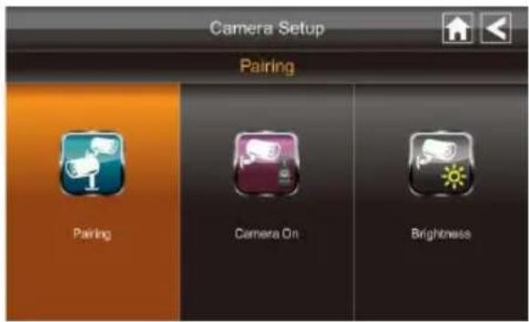 VELLEMAN DWH-A059I - Camera Setup Screen - 1