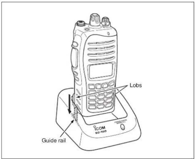 Lobs ICOM BC-160 Guide rail