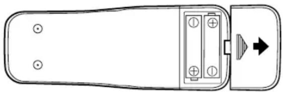 SYLVANIA 6309CCC - INSTALLING THE BATTERIES - 1