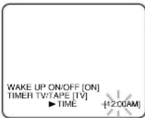 SYLVANIA 6309CCC - Set wake up time - 1