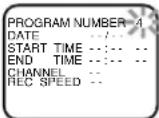 SYLVANIA 6265FC - Set the program number (1\~7) - 1