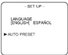 SYLVANIA 6309CD - Begin auto preset - 1