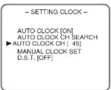 SYLVANIA 6309CD - Enter the channel number that contains the Automatic Clock Setting Signal - 2
