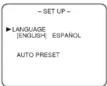 SYLVANIA 6309CD - Select "ENGLISH" or "ESPAÑOL" - 1