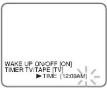 SYLVANIA 6309CD - Set wake up time - 1