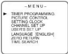 SYLVANIA 6309CD - Select "TIMER PROGRAMMING" - 1