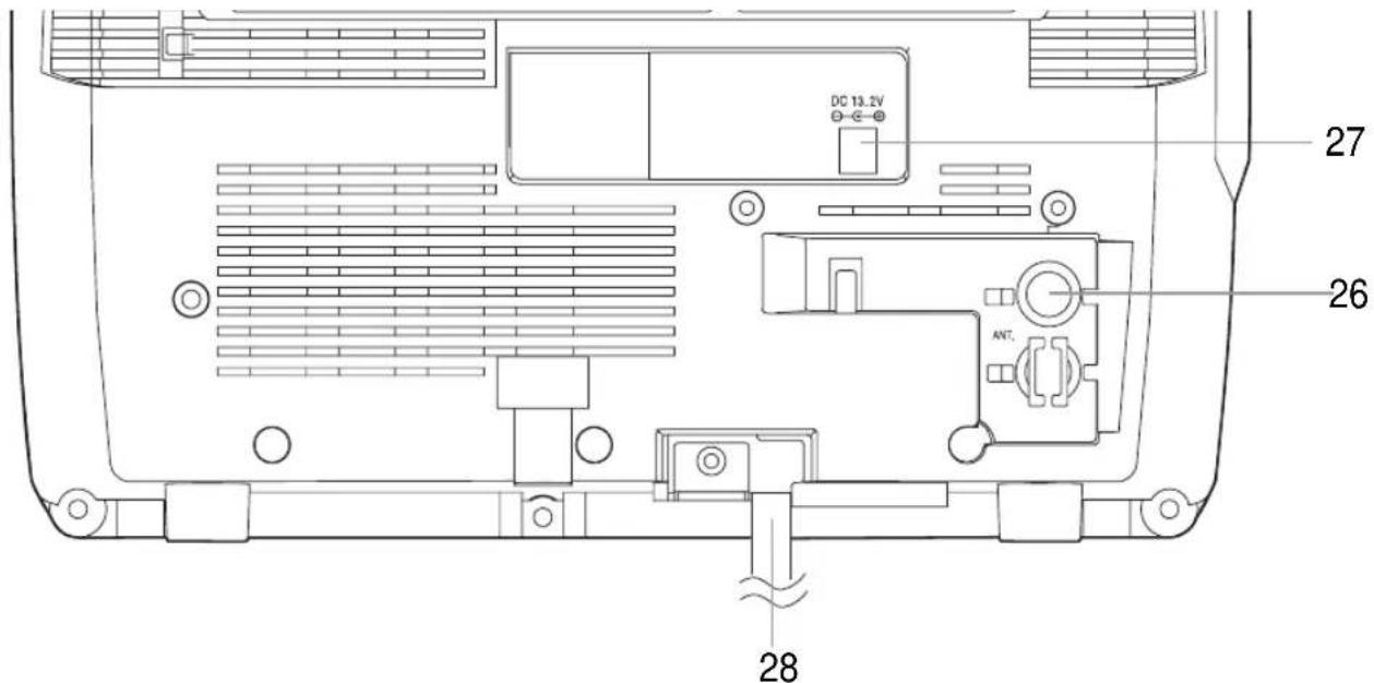 SYLVANIA 6309CD - - REAR VIEW - - 1