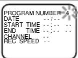 SYLVANIA 6240VC - Set the program number (1\~7) - 1