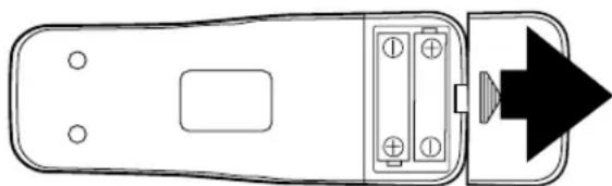 SYLVANIA 6221CVB - INSTALLING THE BATTERIES - 1