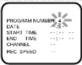 SYLVANIA 6221CVB - Set the program number (1\~7) - 1