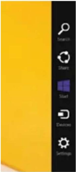 Search Share Start Devices Settings