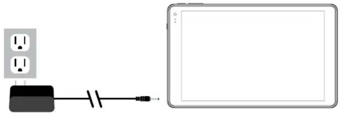 NuVision TM808 - Charging the Tablet Battery - 1