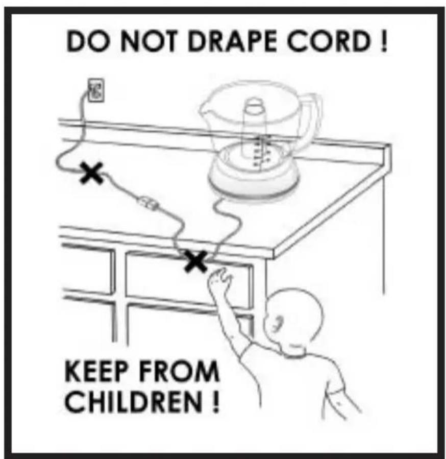 Aroma ACJ-181 - SHORT CORD INSTRUCTIONS - 1